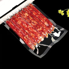 10pcs Food Vacuum Compressed Bag Transparent Manual Pumping Vacuum Bag