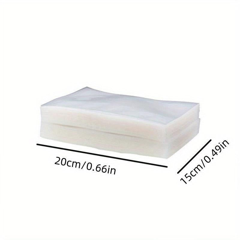 10pcs Food Vacuum Compressed Bag Transparent Manual Pumping Vacuum Bag