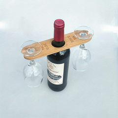 Bamboo Red Wine Cup Holder Kitchen Cabinet Hanging Rack