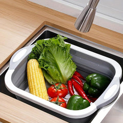 Multifunctional Folding Serving Board Vegetable Washing Storage