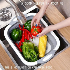 Multifunctional Folding Serving Board Vegetable Washing Storage