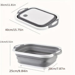 Multifunctional Folding Serving Board Vegetable Washing Storage