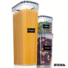 3-Pcs Airtight Food Storage Containers Set For Kitchen Pantry BPA-Free Canisters
