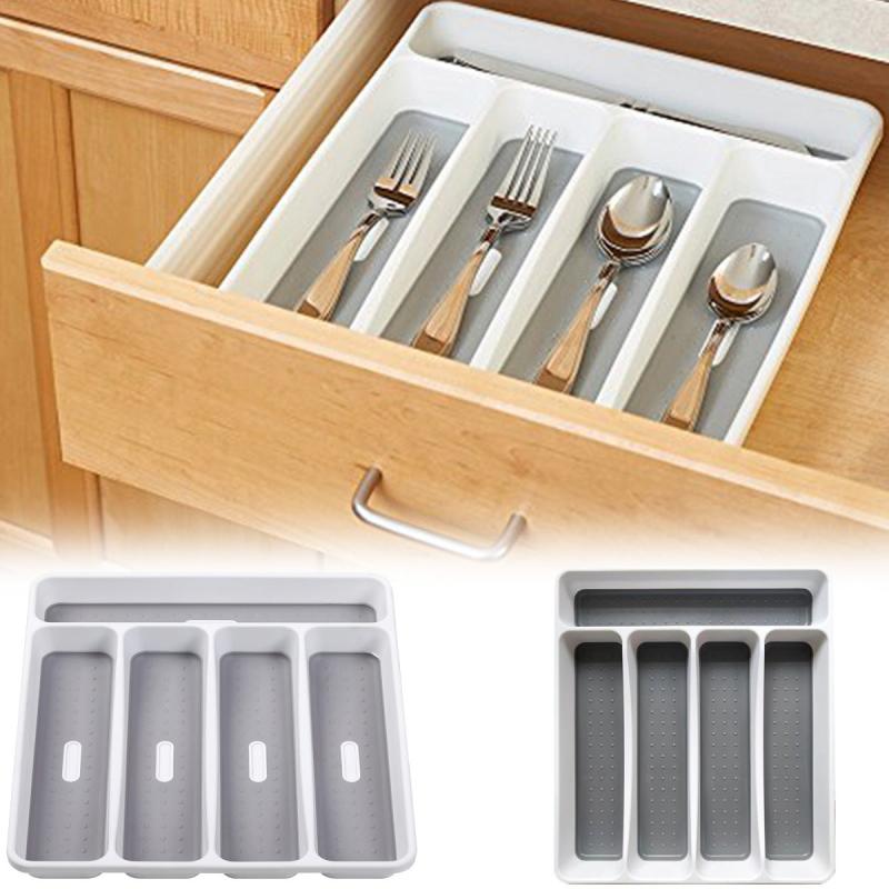 Cutlery Storage Tray Drawer Organizer