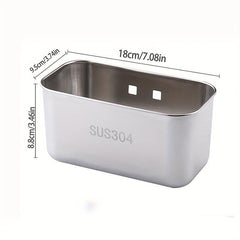 Stainless Steel Sink Strainer Catches Food Waste Washes Vegetables Fruits