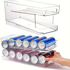 36-Inch 2-Tier Refrigerator Can Dispenser Organizer