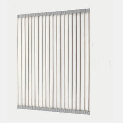Foldable Stainless Steel Dish Drainer Over The Sink Dish Drying Rack