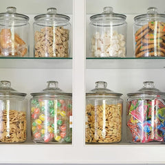 1pc Clear Glass Mason Jar with Airtight Lids for Home Party Wedding