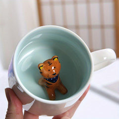 Cute 3D Animal Ceramic Cartoon Mug