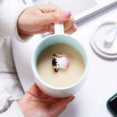 Cute 3D Animal Ceramic Cartoon Mug