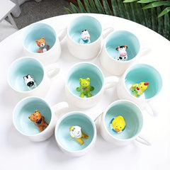 Cute 3D Animal Ceramic Cartoon Mug