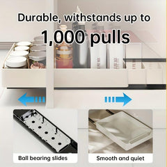 Under Sink Pull Out Dish Rack Organizer Kitchen Shelf