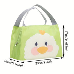 Animal Pattern Insulated Lunch Bag - Leakproof Aluminum Foil Lunch Box