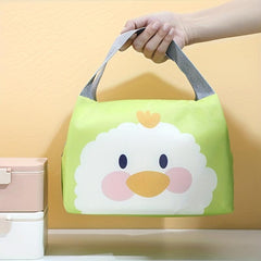 Animal Pattern Insulated Lunch Bag - Leakproof Aluminum Foil Lunch Box