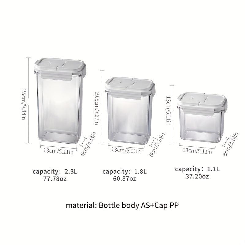 Kitchen Food Storage Box Sealed Tank Moisture-proof Grain Cereal Flour Container