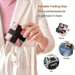 Leopard Print Reusable Grocery Bag Foldable Storage Portable Hand