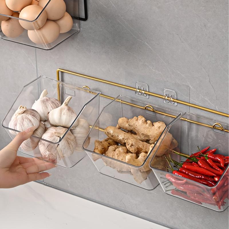 Transparent Onion Ginger Garlic Storage Basket