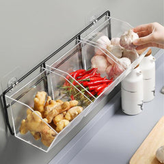 Transparent Onion Ginger Garlic Storage Basket