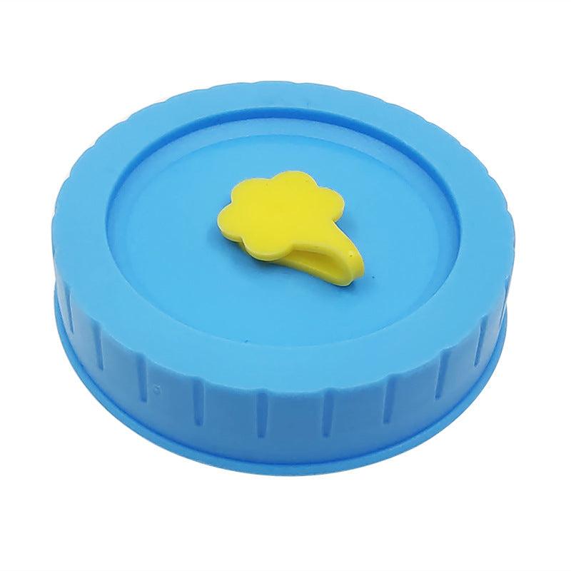 Universal Mason Jar Lids With Straw Hole 70mm Diameter