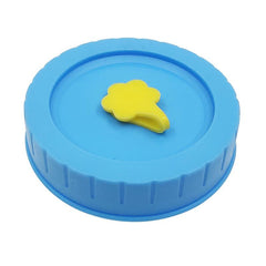 Universal Mason Jar Lids With Straw Hole 70mm Diameter
