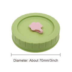Universal Mason Jar Lids With Straw Hole 70mm Diameter