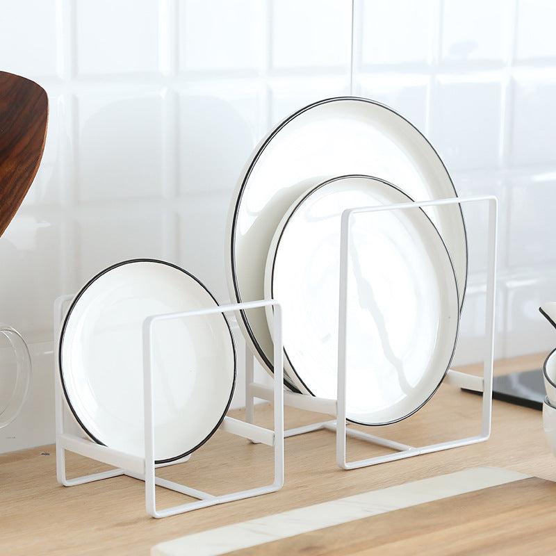 Efficient Drainage Dish Rack with Storage for Plates Kitchen Accessory