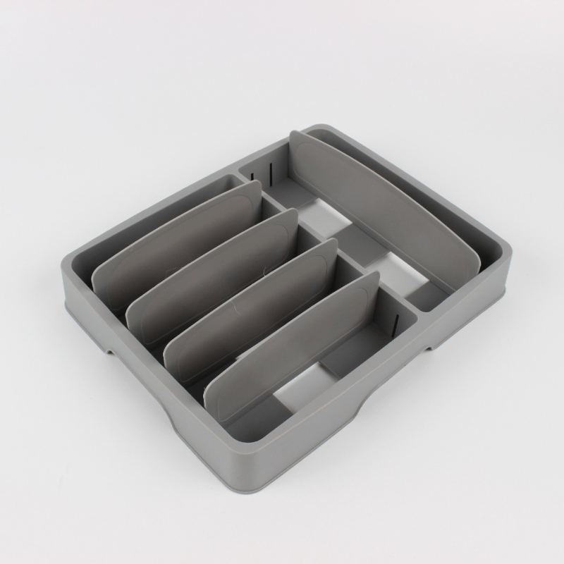 Adjustable Shelf Food Container Cover Storage Organizer