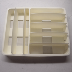 Adjustable Shelf Food Container Cover Storage Organizer