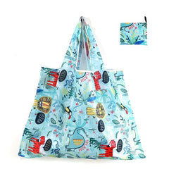 Large Capacity Reusable Grocery Shopping Bag Foldable Tote Pouch