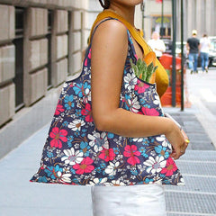 Large Capacity Reusable Grocery Shopping Bag Foldable Tote Pouch