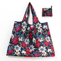 Large Capacity Reusable Grocery Shopping Bag Foldable Tote Pouch