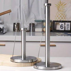 Stainless Steel Vertical Tissue Holder for Kitchen Roll Storage