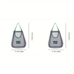 Reusable Hanging Mesh Storage Bag for Fruits Veggies Shopping
