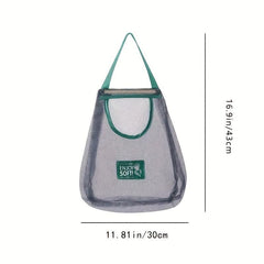 Reusable Hanging Mesh Storage Bag for Fruits Veggies Shopping