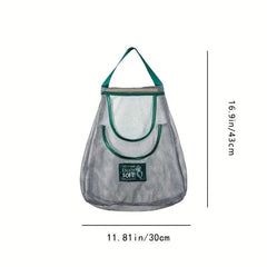 Reusable Hanging Mesh Storage Bag for Fruits Veggies Shopping