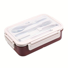 Leakproof Bento Box Lunch Container with Tableware for Teenagers and Workers