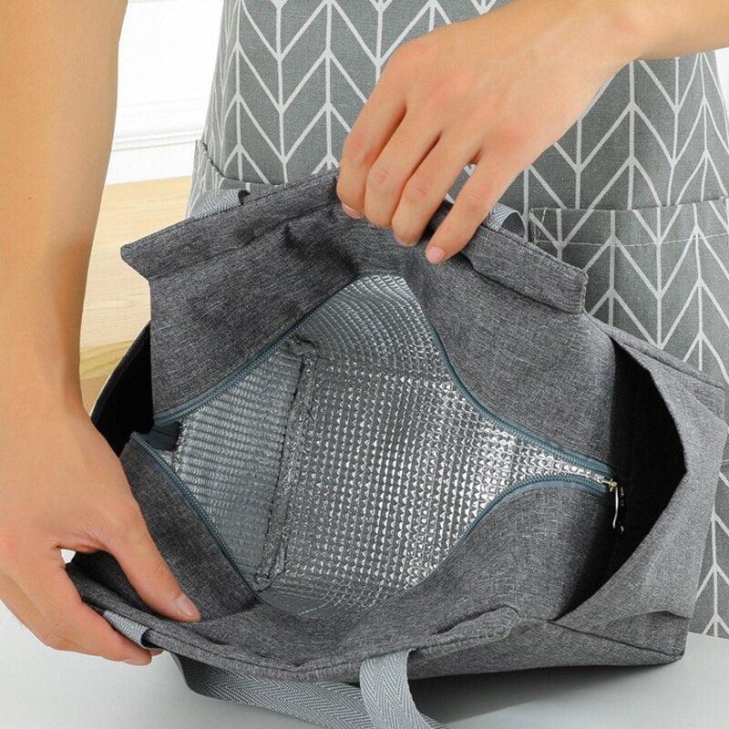 Large Capacity Insulation Bag Cooler Bag Waterproof Zipper