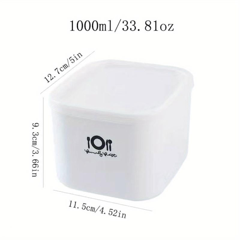 Reusable Refrigerator Storage Box with Lid