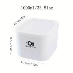 Reusable Refrigerator Storage Box with Lid