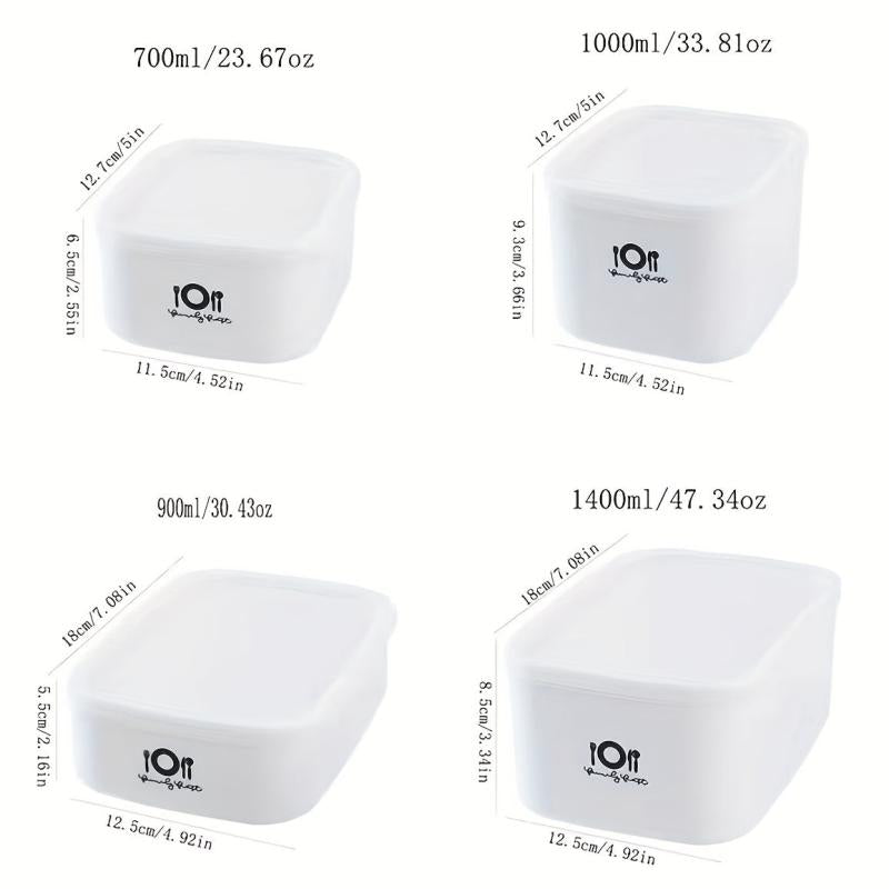 Reusable Refrigerator Storage Box with Lid
