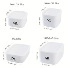 Reusable Refrigerator Storage Box with Lid