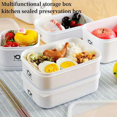 Reusable Refrigerator Storage Box with Lid
