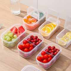 Plastic Refrigerator Storage Box Cheese Container Butter Block