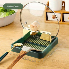 Pot Lid Holder Countertop Spoon Rest Organization Rack