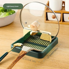 Pot Lid Holder Countertop Spoon Rest Organization Rack