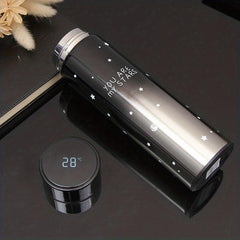 Gradient Stainless Steel Smart Mug LED Temperature Display Travel Coffee Cup