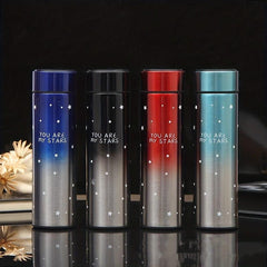 Gradient Stainless Steel Smart Mug LED Temperature Display Travel Coffee Cup