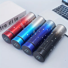 Gradient Stainless Steel Smart Mug LED Temperature Display Travel Coffee Cup