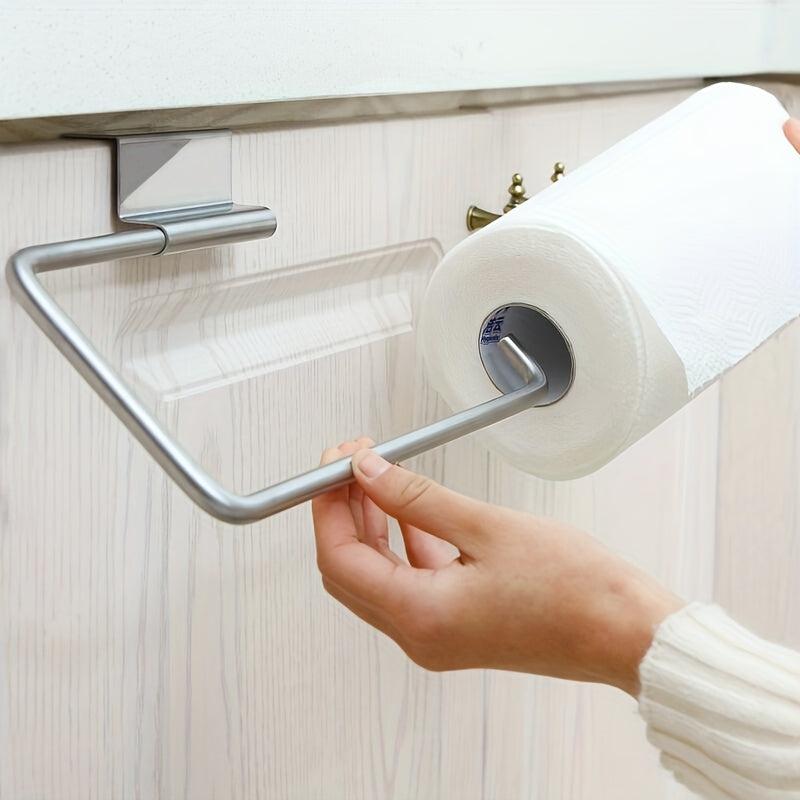Stainless Steel Roll Holder Kitchen Towel Hanger