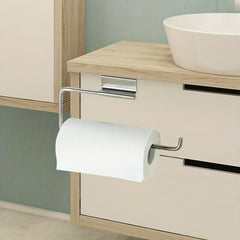 Stainless Steel Roll Holder Kitchen Towel Hanger